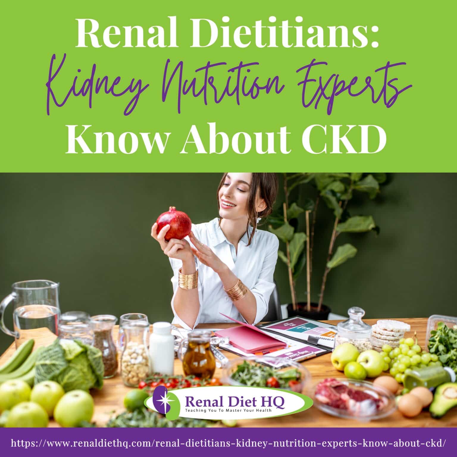 Renal Dietitians: Kidney Nutrition Experts Know About CKD - Renal Diet HQ