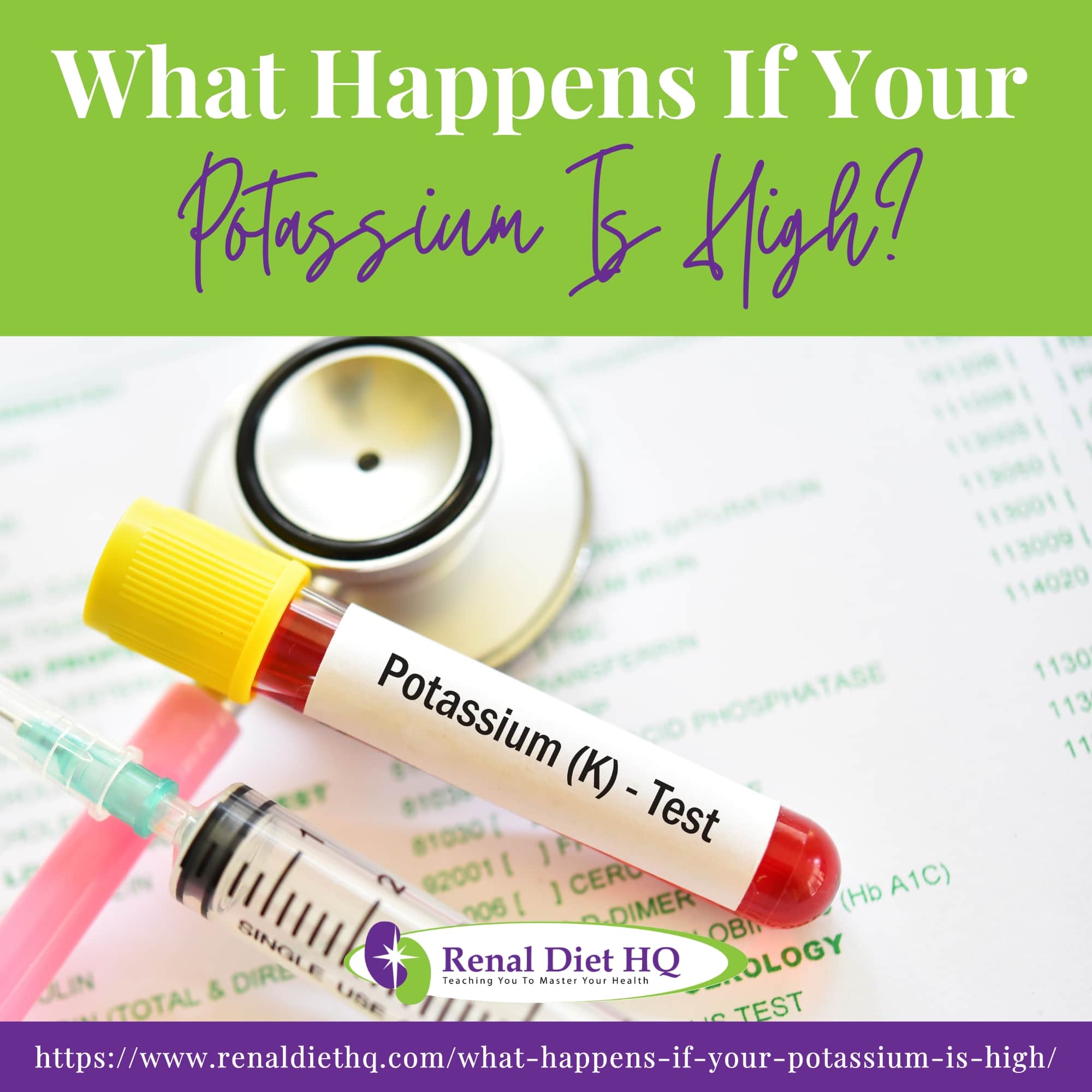  Blood sample tube for Potassium test