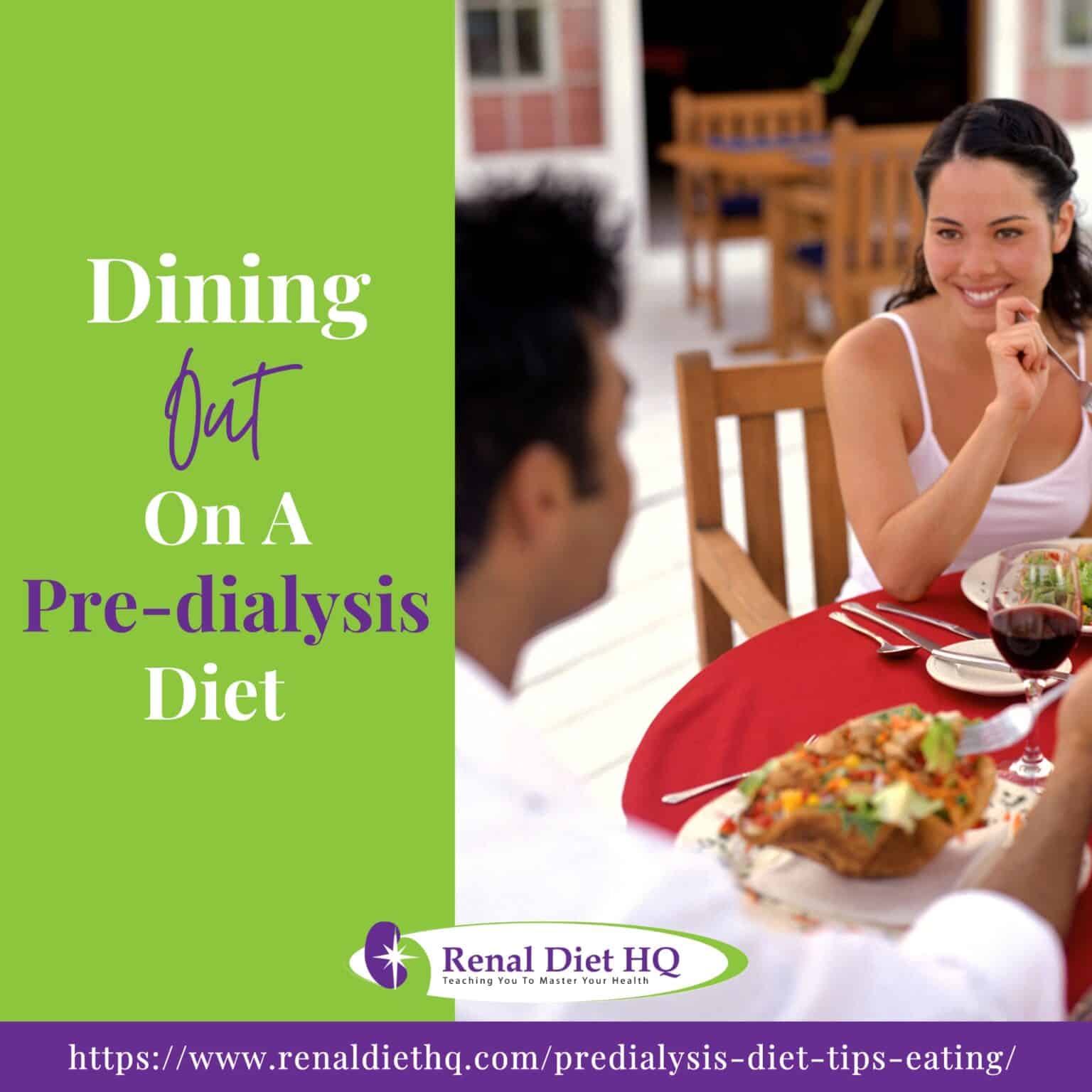 Dining Out On A Pre-dialysis Diet - Renal Diet HQ