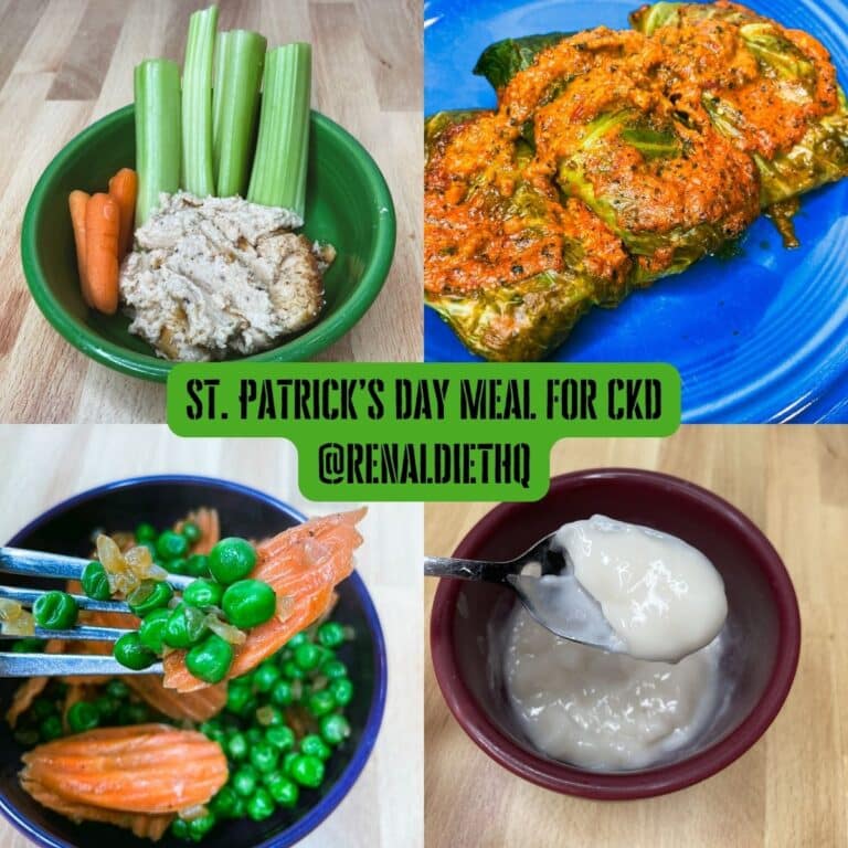 Healthy St. Patrick's Day Meal For Kidney Disease Patients