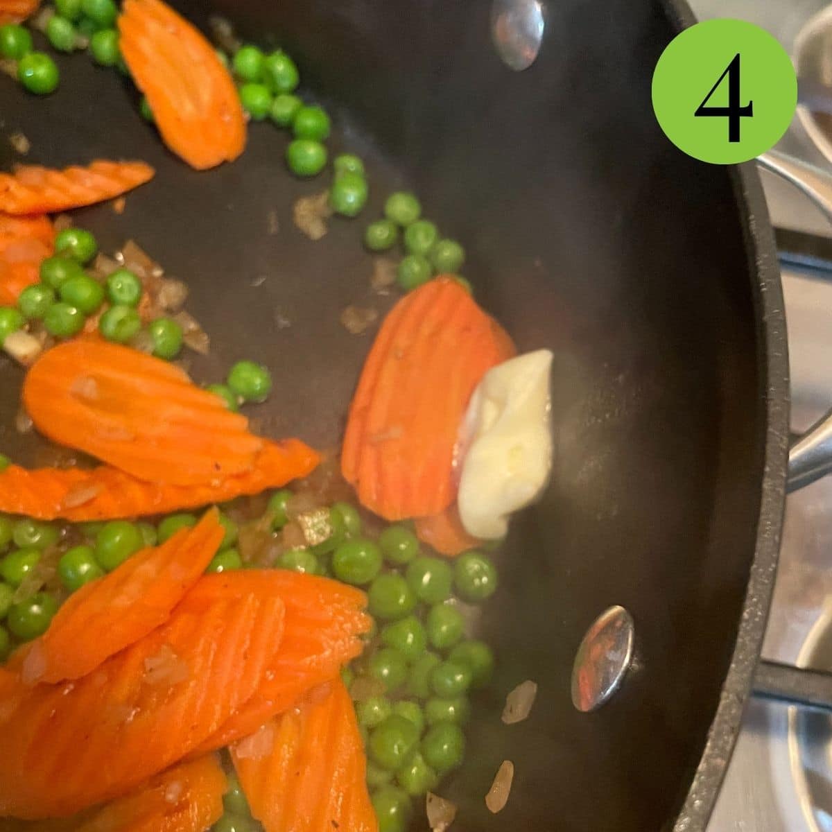 step 4 of Peas and Carrots.