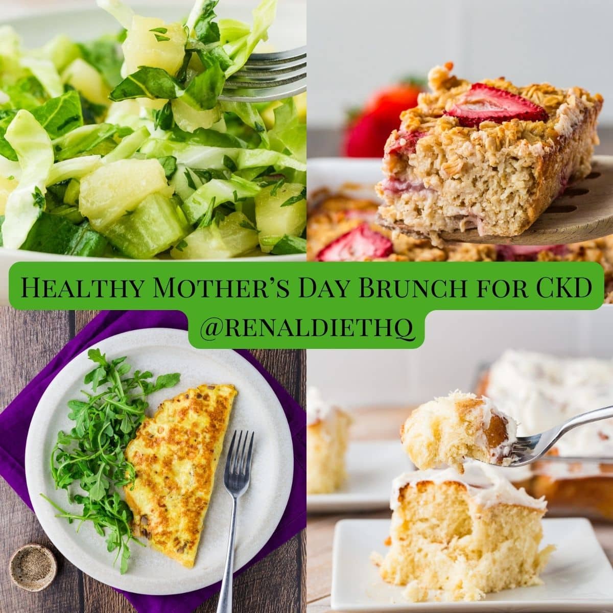4 recipes for a mother's day meal brunch that are kidney friendly