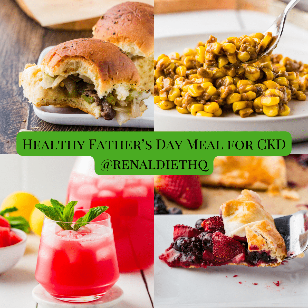 Father's Day Meal all ready to be served for those with CKD. 