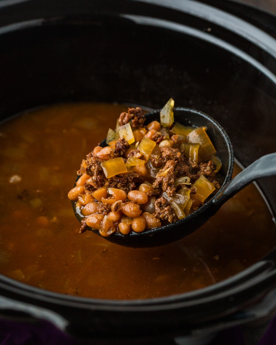 perfectly done of Baked-Beans with Ground Beef.