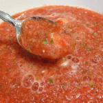 Close Up Of Watermelon Gazpacho