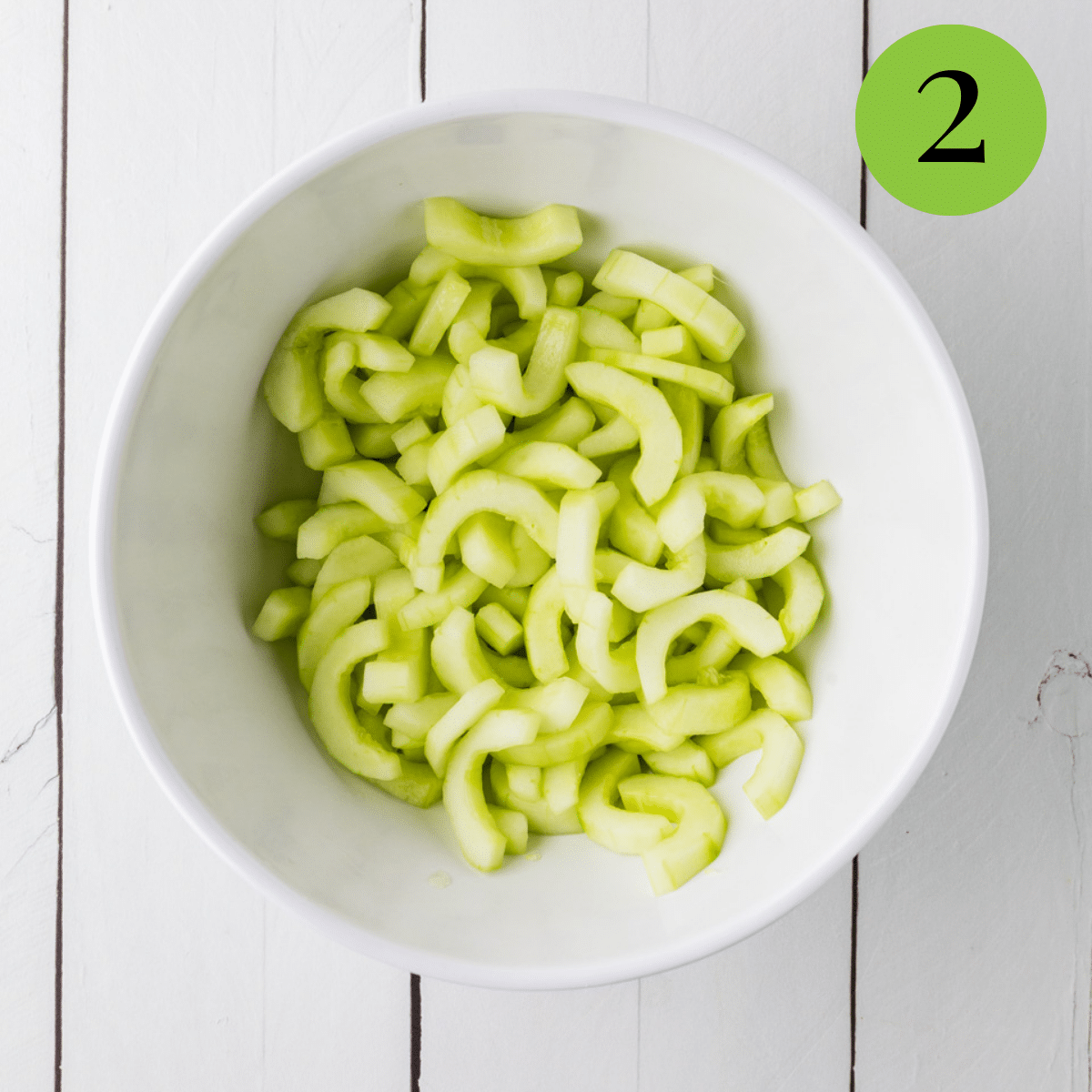 step 2 of Spicy Cucumber Salad