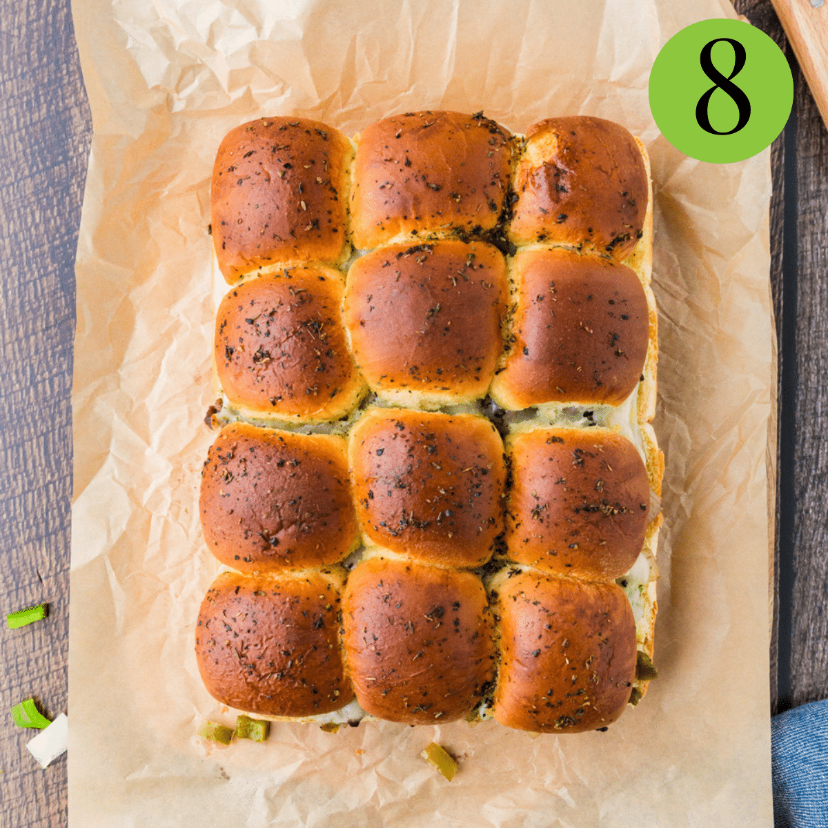 step 8 of Steak Sliders.