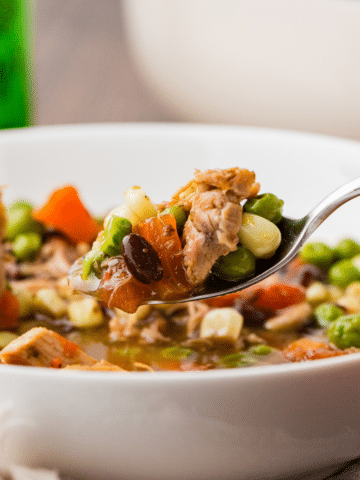 Close Up Of Southwestern Chicken Soup