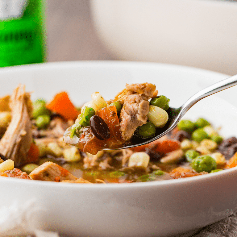 Close Up Of Southwestern Chicken Soup