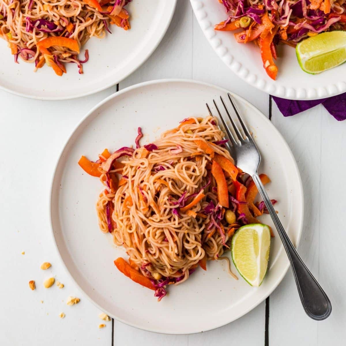 perfectly done of Cold Noodle Salad.