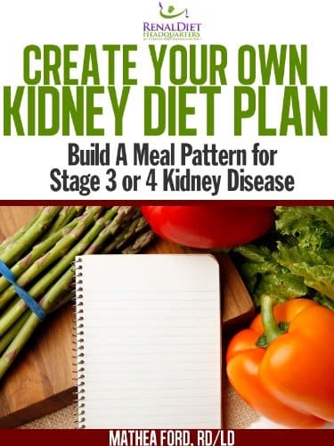 Create Your Own Kidney Diet Plan Book