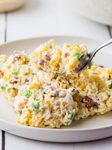 Close Up Of Cornbread-Salad
