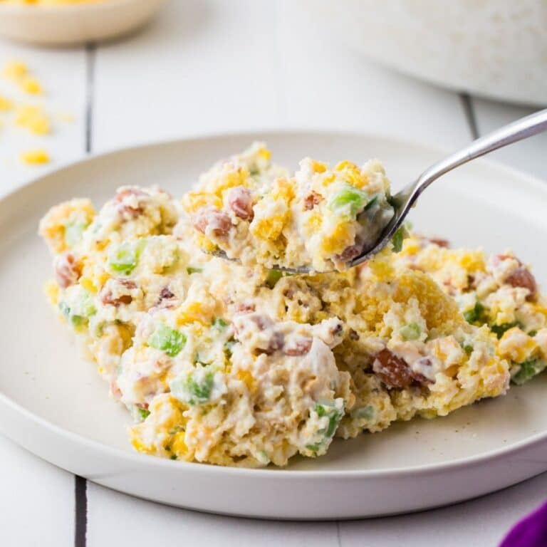 Close Up Of Cornbread-Salad