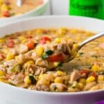Perfectly Done Southwestern Chicken Chili