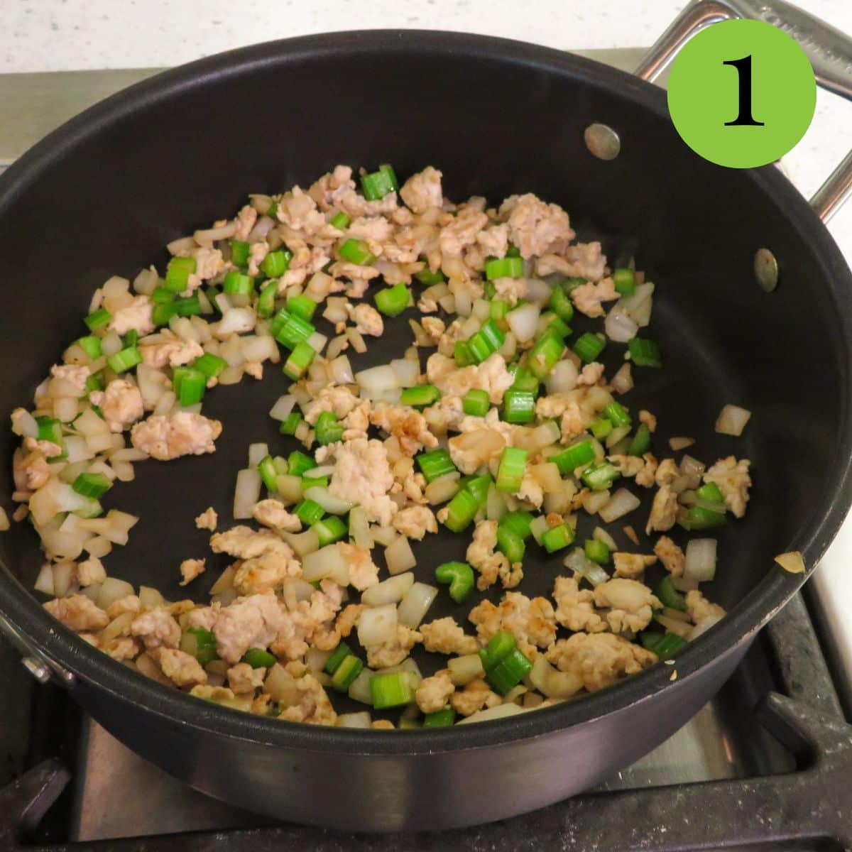 Step 1 of Cauliflower Stuffing