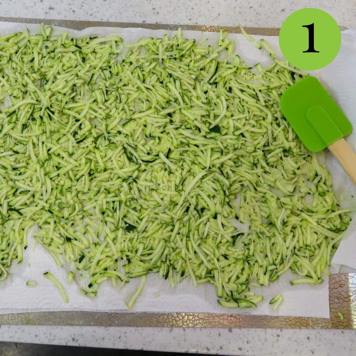 Step 1 of Zucchini Mushroom Frittata