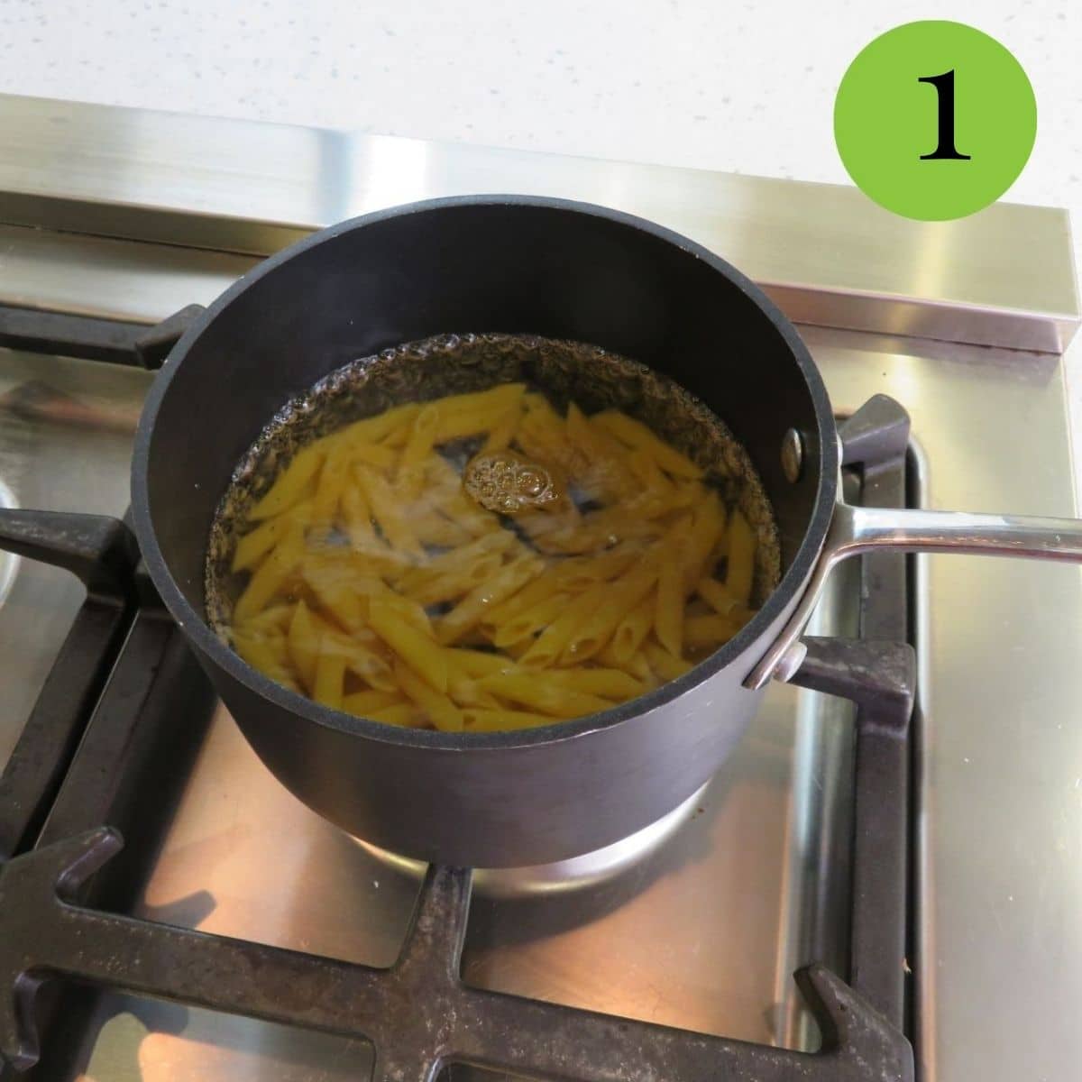 Step 1 of Zucchini Pesto Pasta