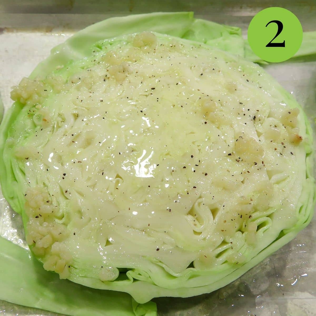 Step 2 Roasted Cabbage Steaks