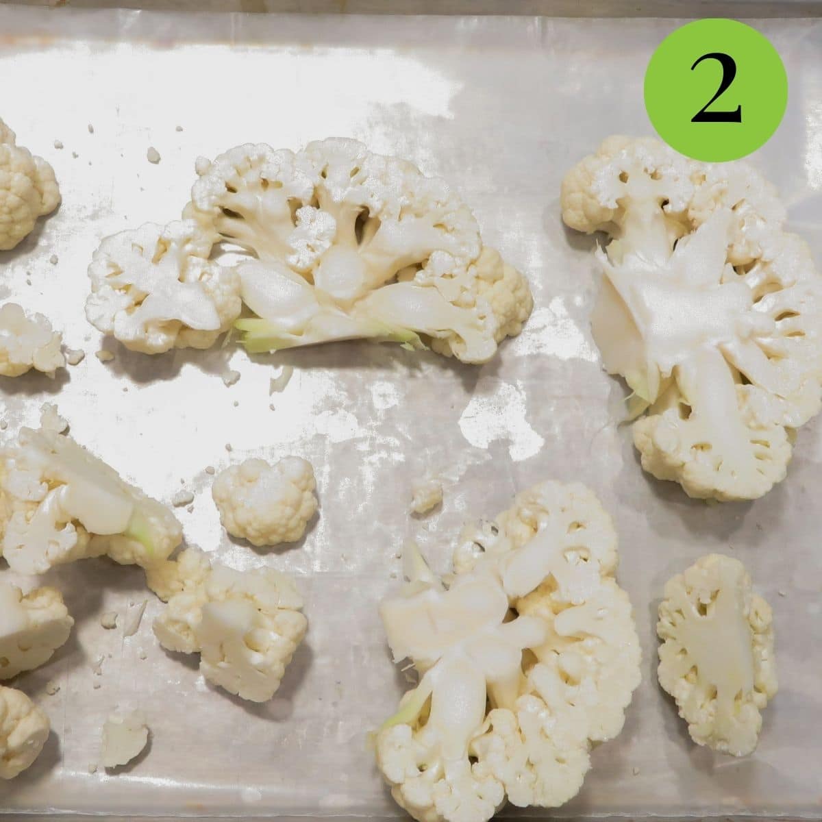 Step 2 Roasted Cauliflower Steaks