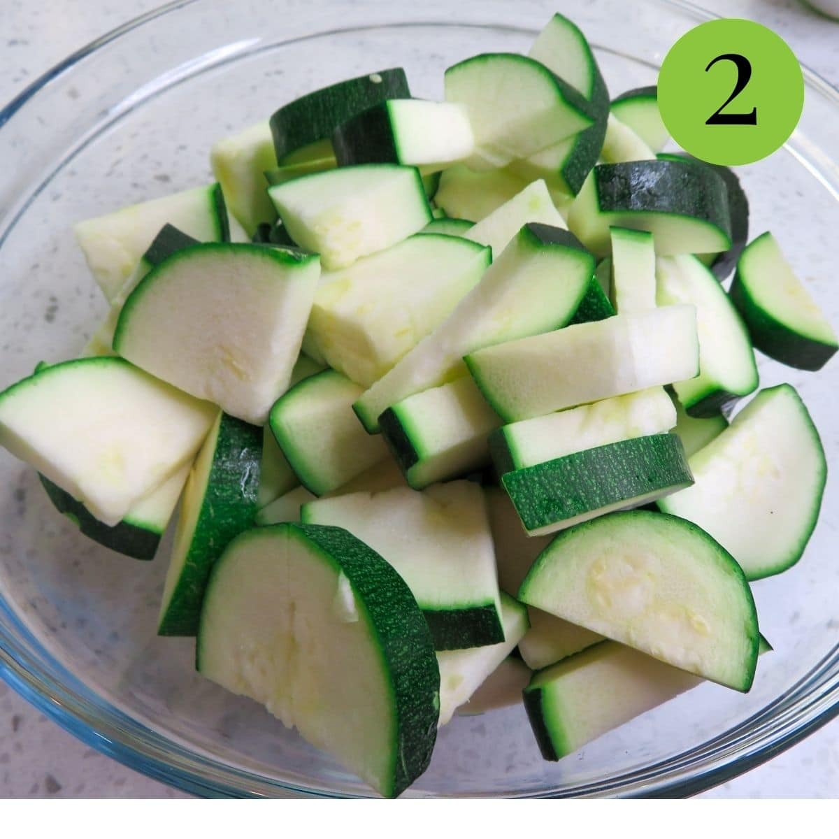 Step 2 Zucchini Pesto Pasta