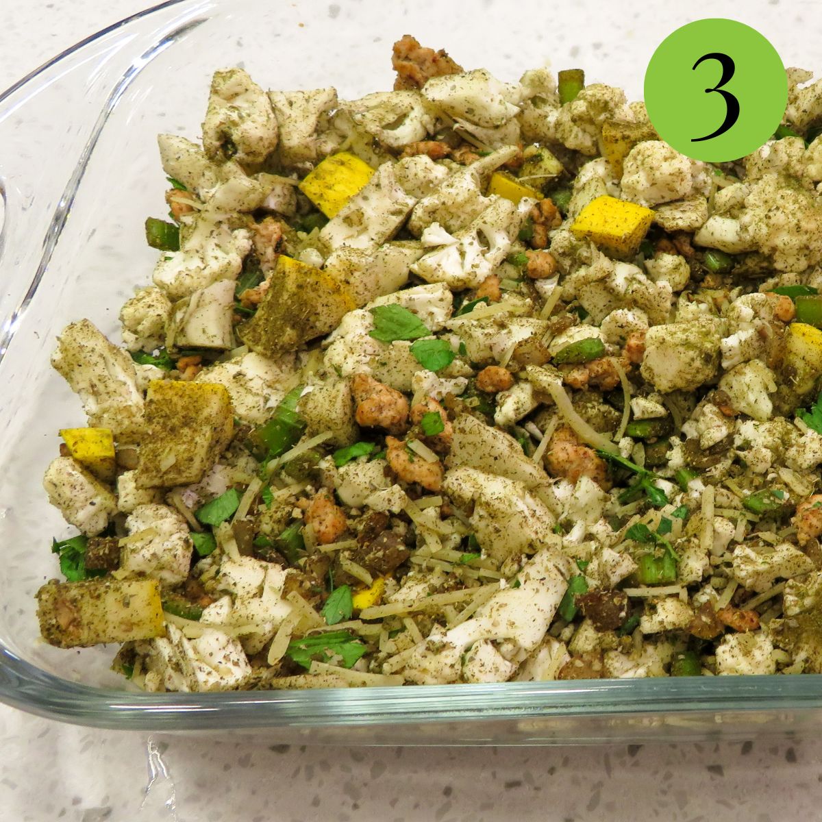 Step 3 Cauliflower Stuffing