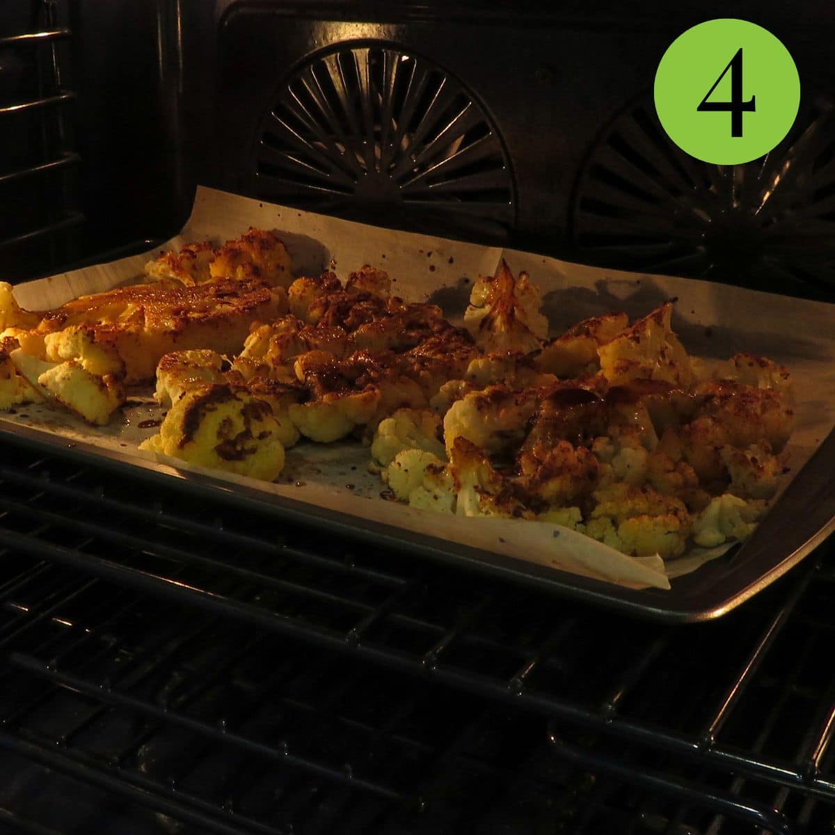Step 4 Roasted Cauliflower Steaks
