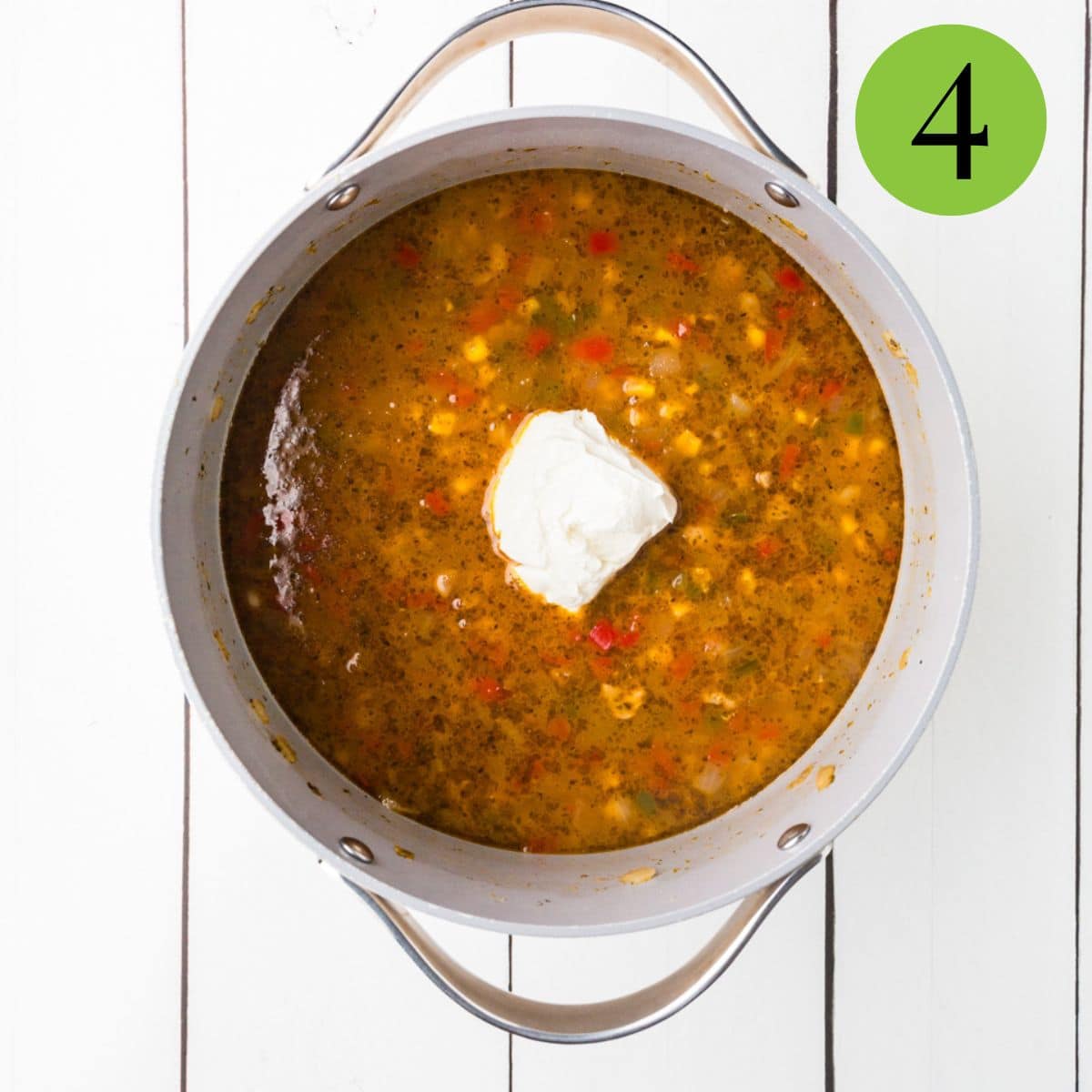 Step 4 Southwestern Chicken Chili