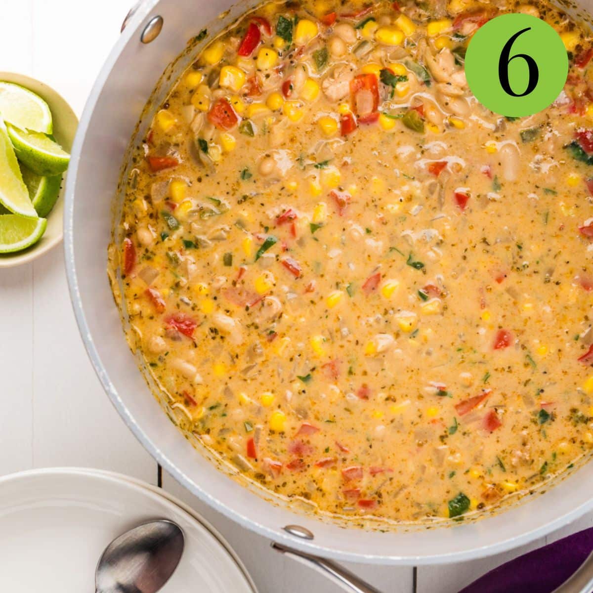 Step 6 Southwestern Chicken Chili