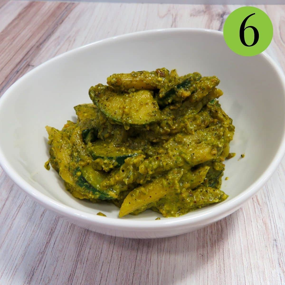 Step 6 Zucchini Pesto Pasta