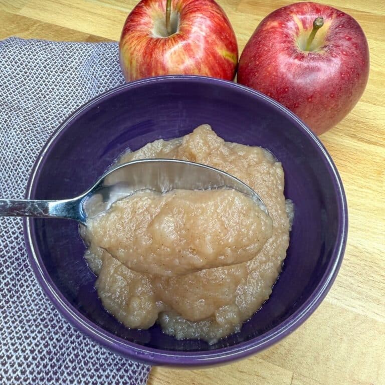 Close Up Of Sugar Free Applesauce