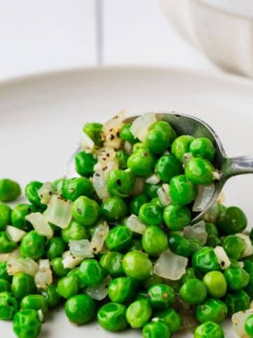 Close Up Of Italian Peas