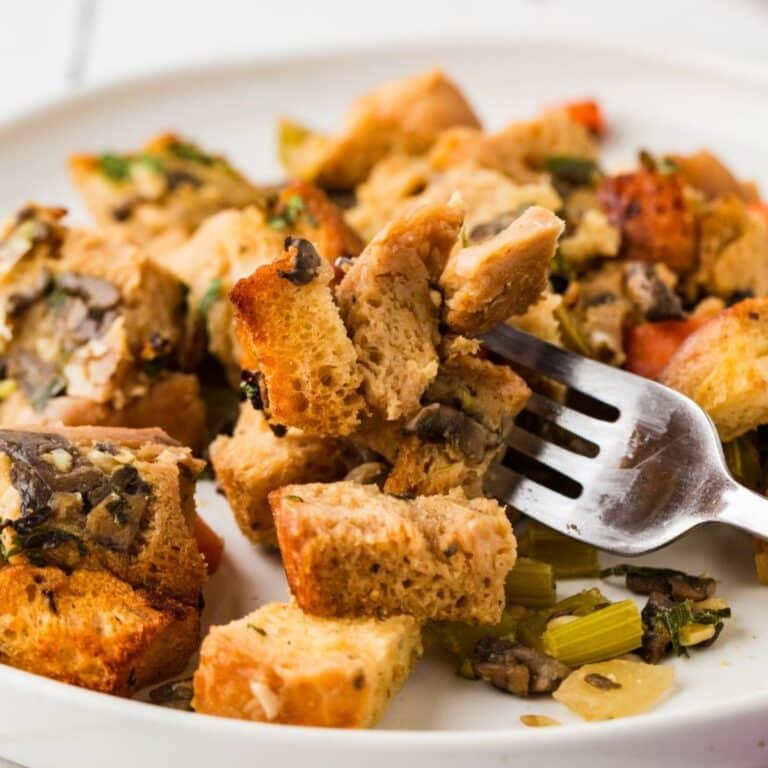 Close Up Of Vegetable Stuffing