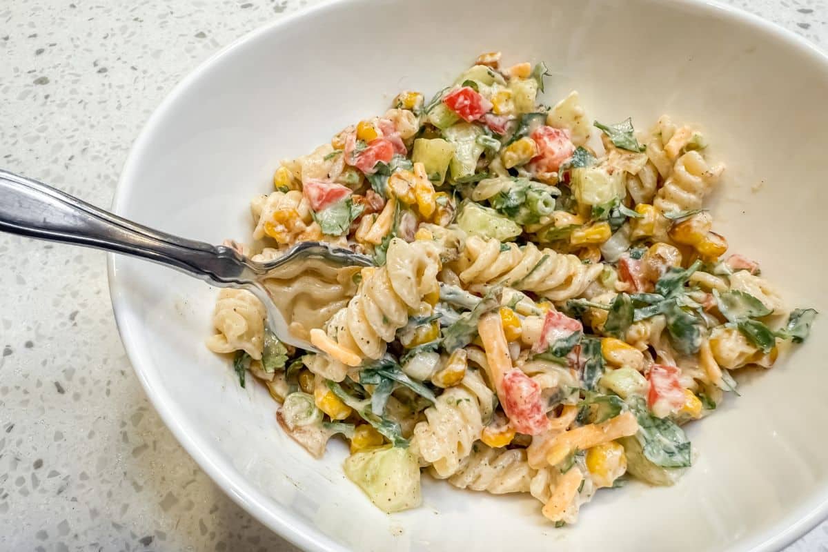 Corn Pasta Salad 