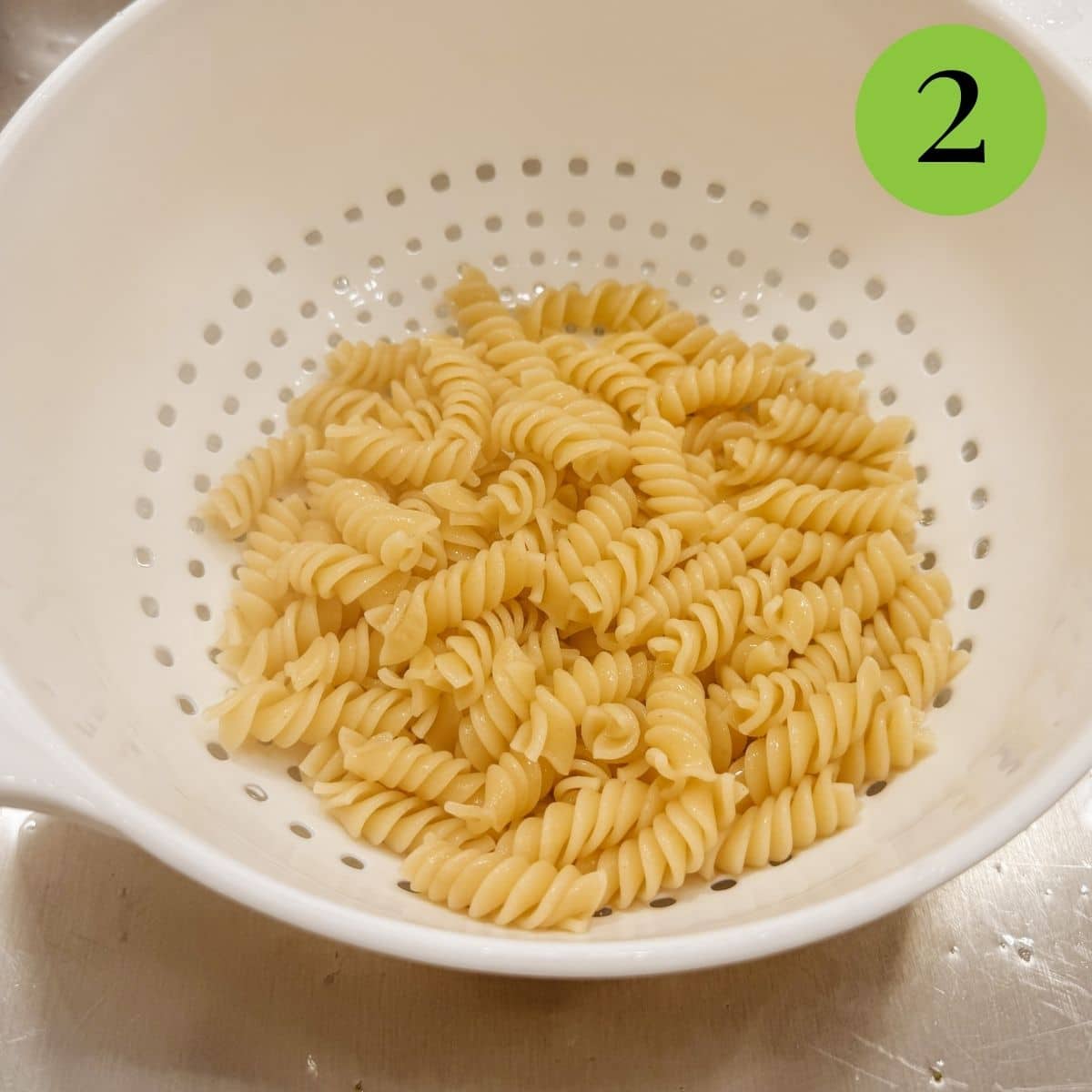 Step 2 of Corn Pasta Salad