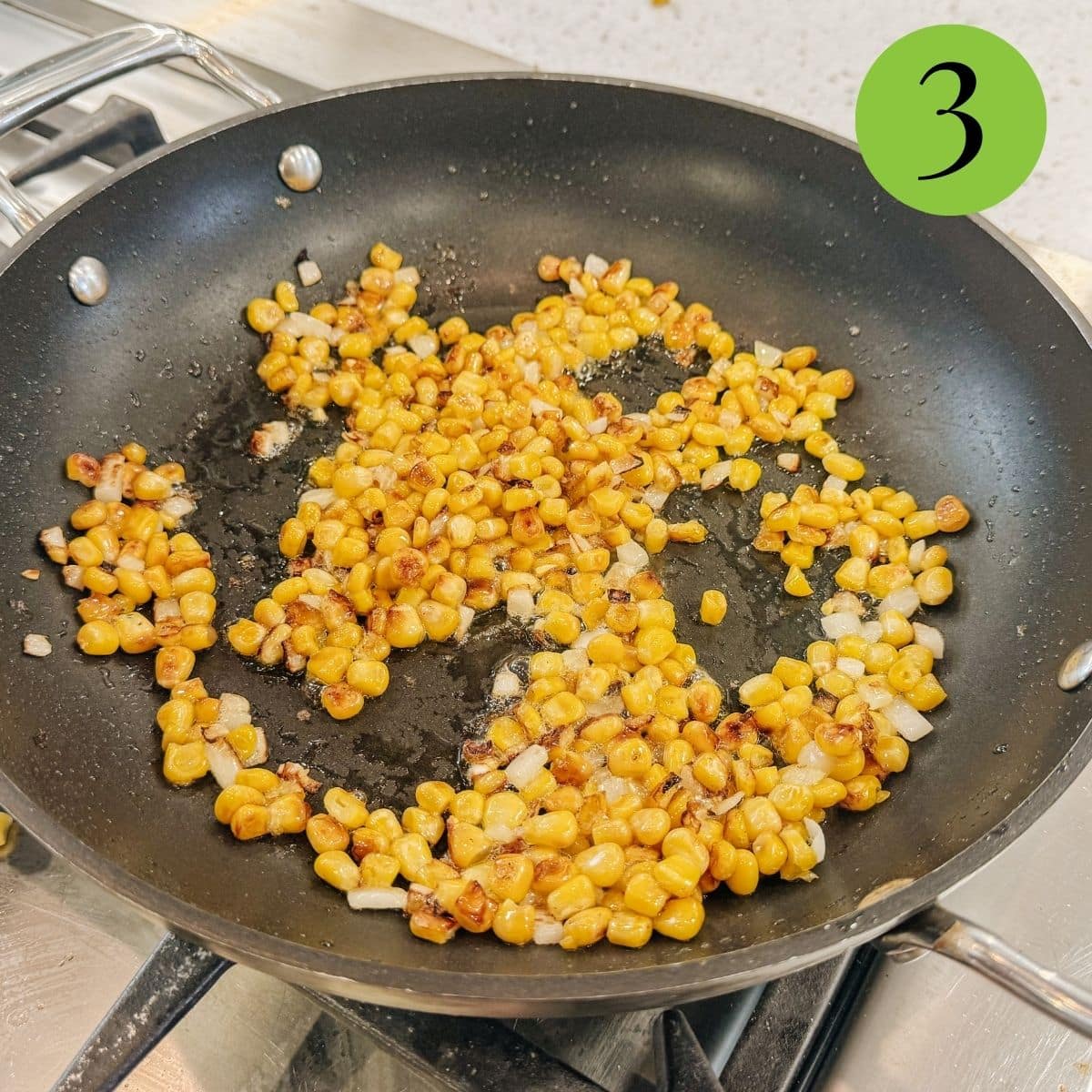 Step 3 of Corn Pasta Salade