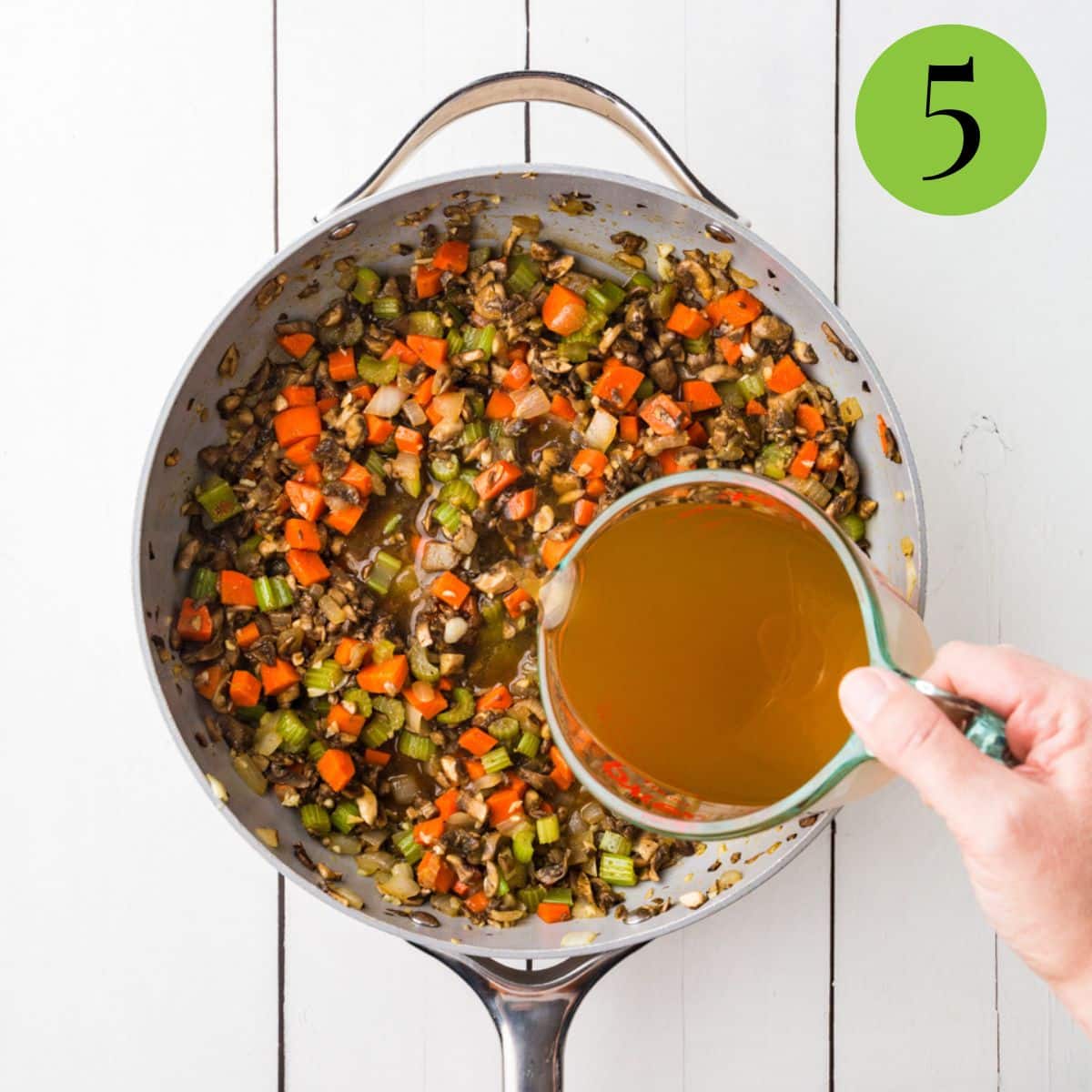 Step 5 Vegetable Stuffing