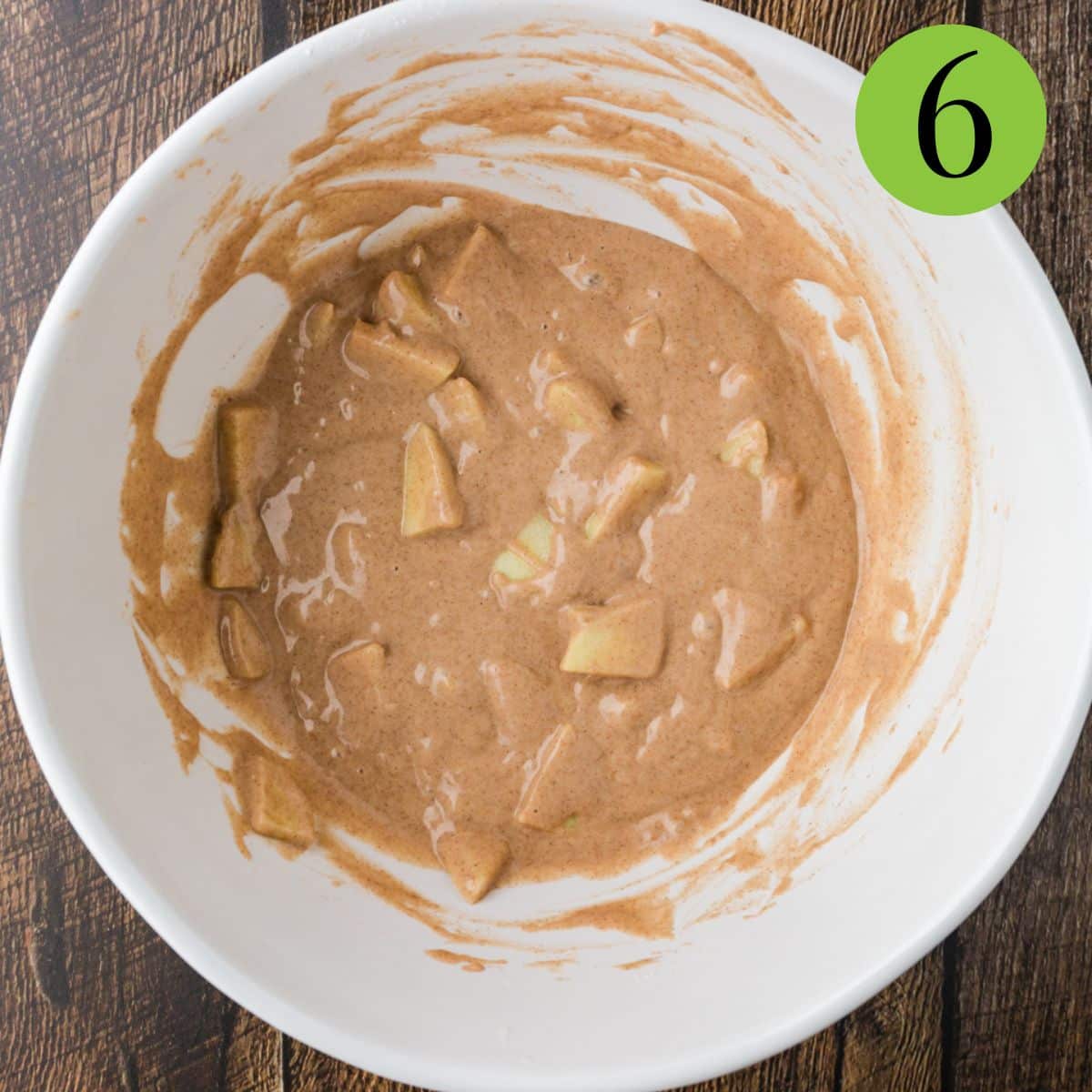 Step 6 vegan apple