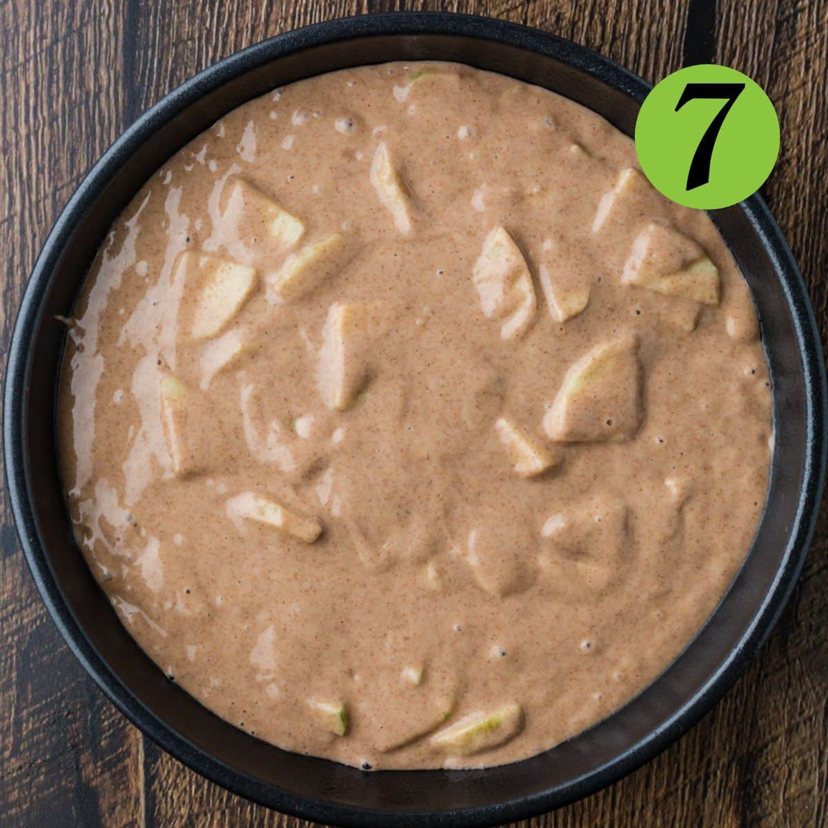 Step 7 vegan apple