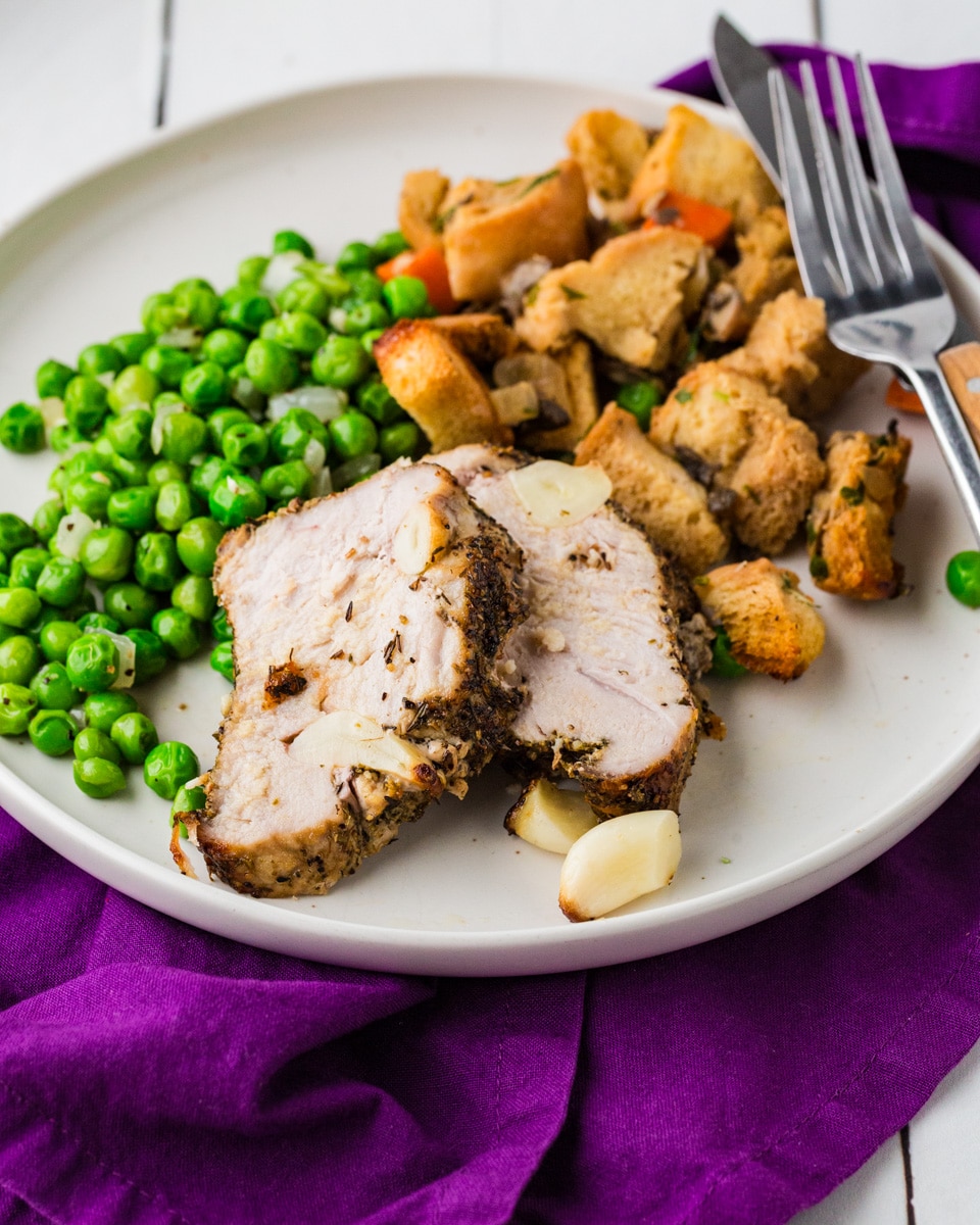 Boneless Pork Ribeye Roast with Pan Gravy