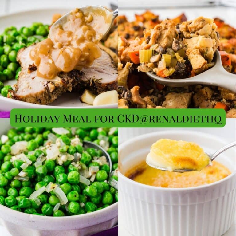 Holiday Meal for CKD
