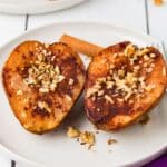 Perfectly done Cinnamon Baked Pears