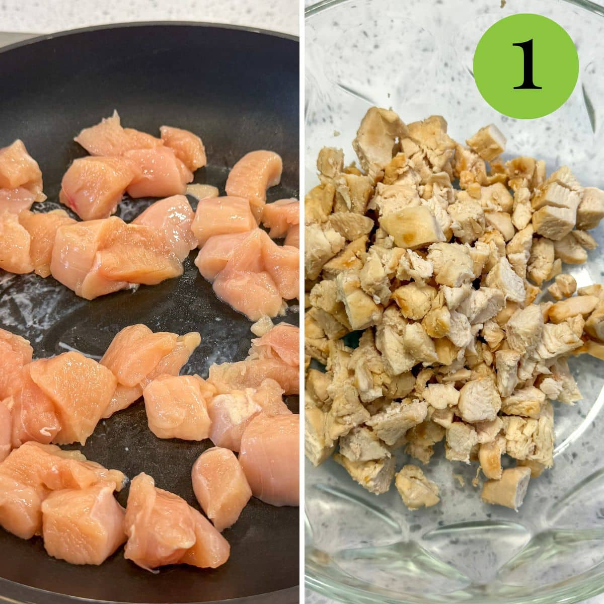 Step 1 of Hawaiian Chicken Salad