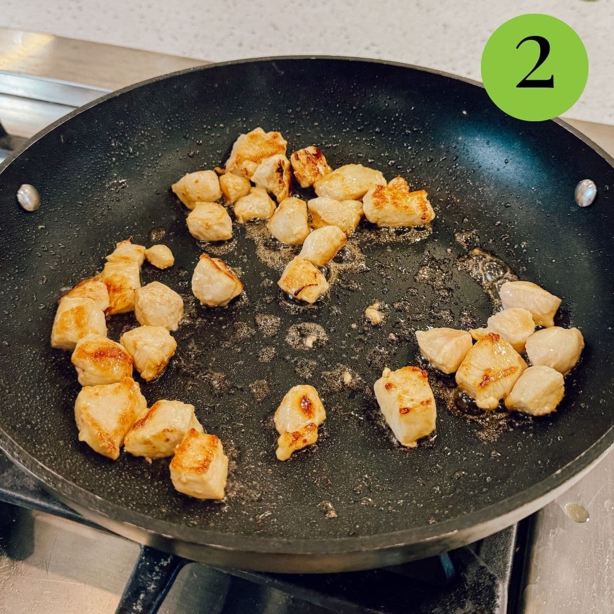 Step 2 of Cashew Chicken And Broccoli.