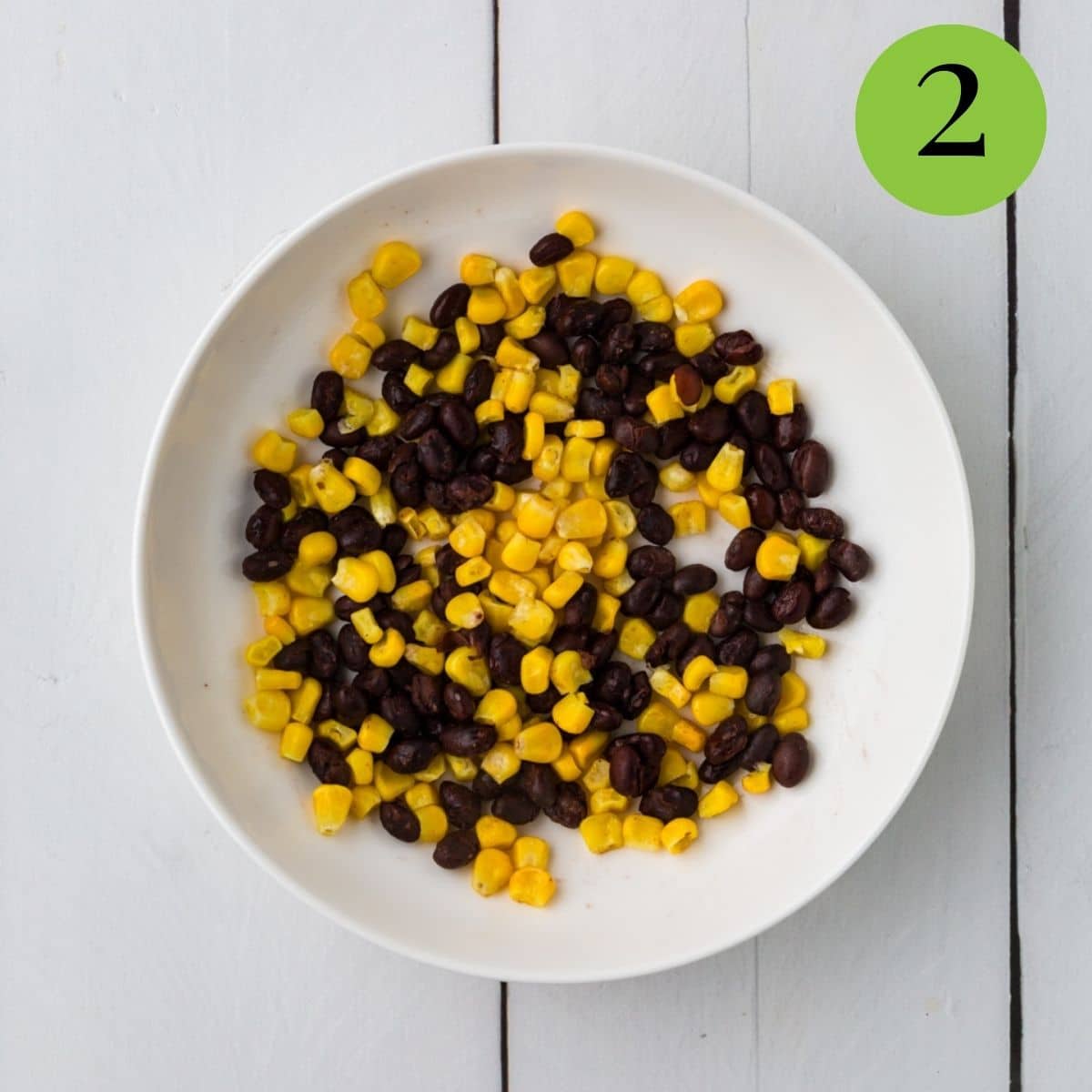 Step 2 Rice, Corn and Black Bean Burritos