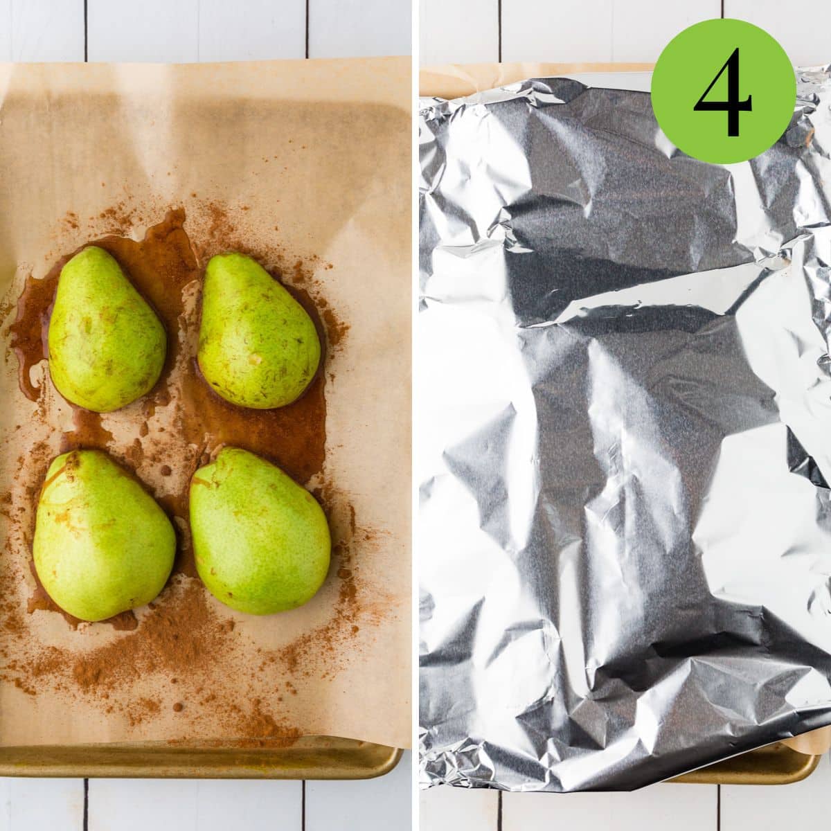 Step 4 of Cinnamon Baked Pears