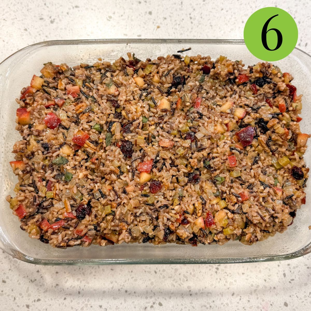 Step 6 of Wild Rice Stuffing 