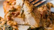 Close Up Of Healthy Marry Me Chicken