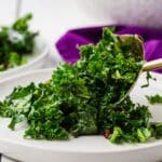 Close Up Of Kale and Pomegranate Salad
