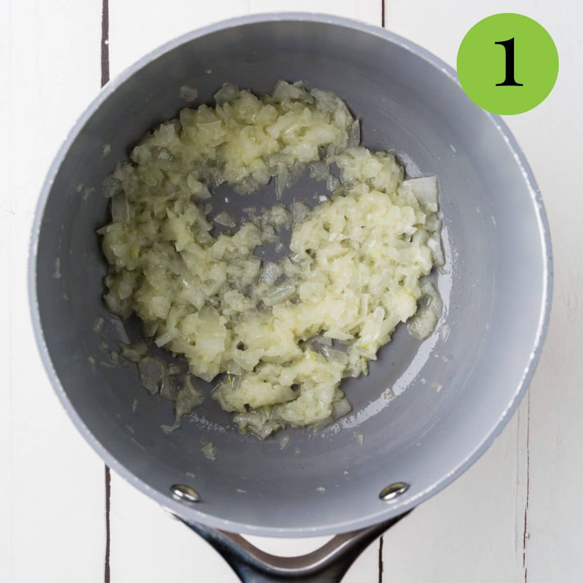 Step 1  Of Orzo Pilaf 