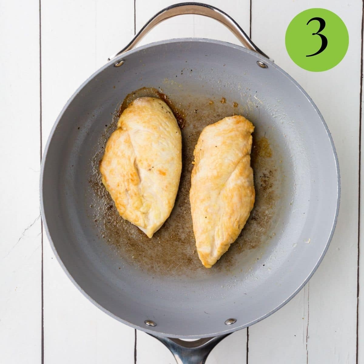 Step 3 of Healthy Marry Me Chicken.